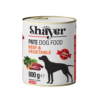09f0d255c44844aab1c86b842eb1158f-removebg-preview کنسرو غذای سگ با طعم گوشت و سبزیجات شایر Shayer Pate With Beef & Vegetable وزن 800 گرم