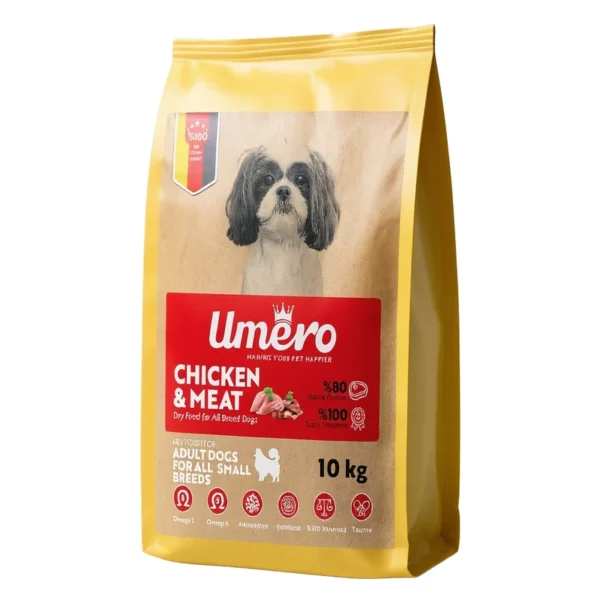 غذای سگ اومرو با طعم گوشت و مرغ وزن 10 کیلوگرم