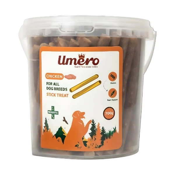 تشویقی سگ اومرو مدل مدادی طعم مرغ وزن 700 گرم